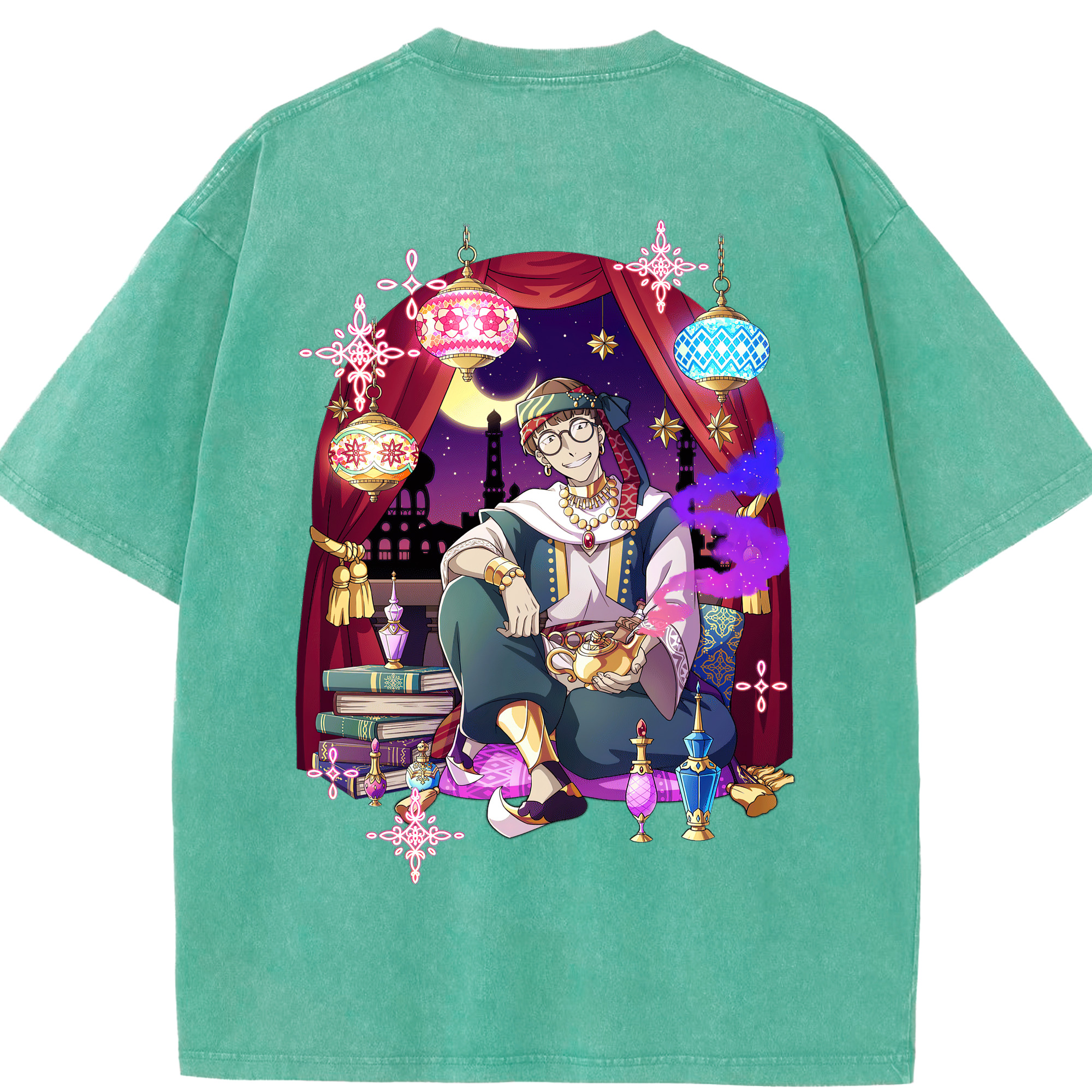 （画像用） 文豪ストレイドッグス Bungo Stray Dogs 綿100% ヴィンテージ風 半袖Tシャツ（背面プリント）